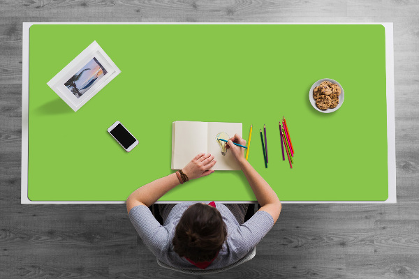 Protège bureau Vert pastel