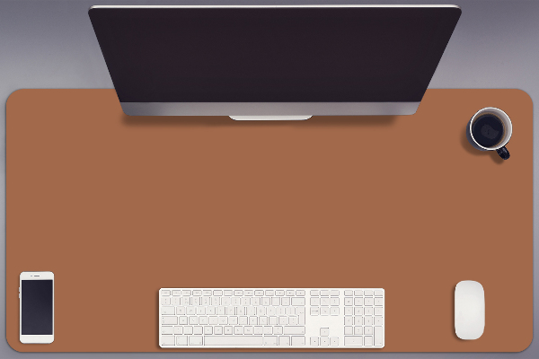 Sous main de bureau Le cuivre