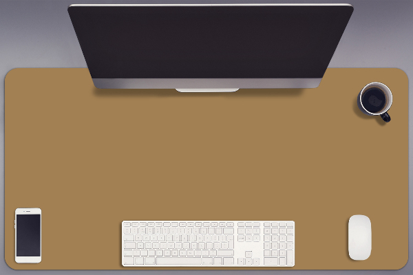 Sous main de bureau doré