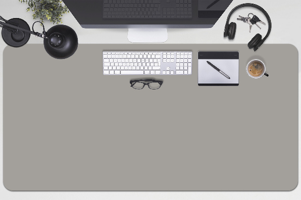 Sous main de bureau Argent