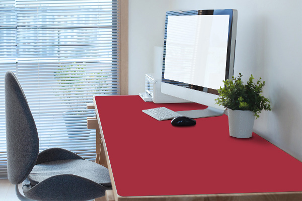 Tapis de bureau Rouge foncé