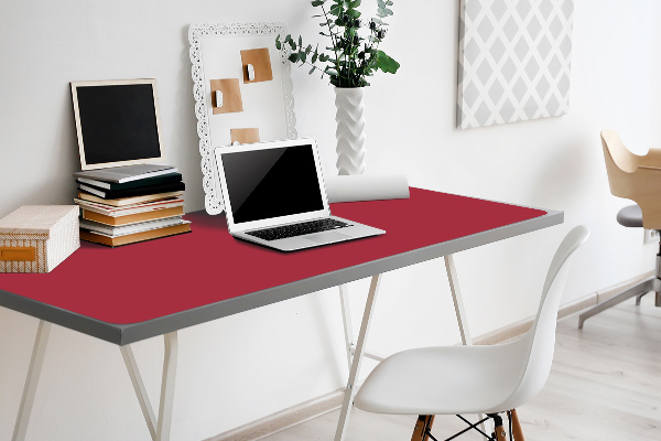 Tapis de bureau Rouge foncé