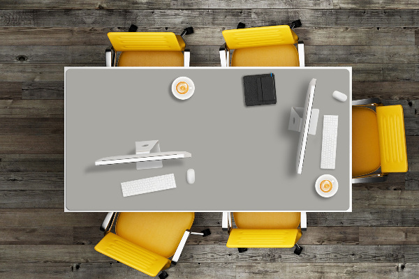 Sous-main bureau Gris indirect