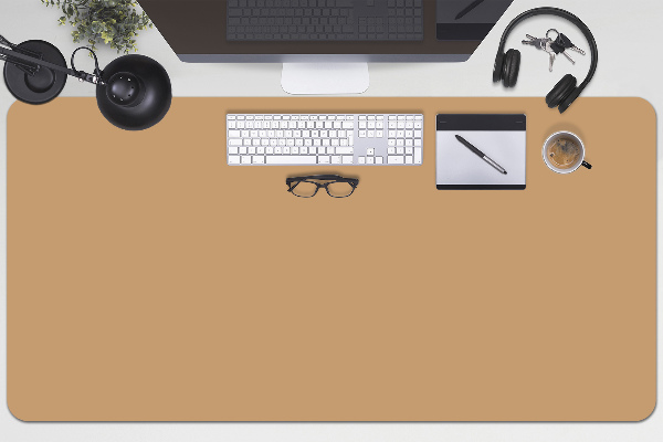 Sous main de bureau Brun clair