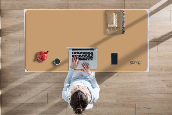 Sous main de bureau Brun clair