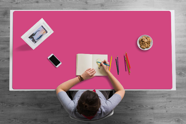 Sous main de bureau Rose