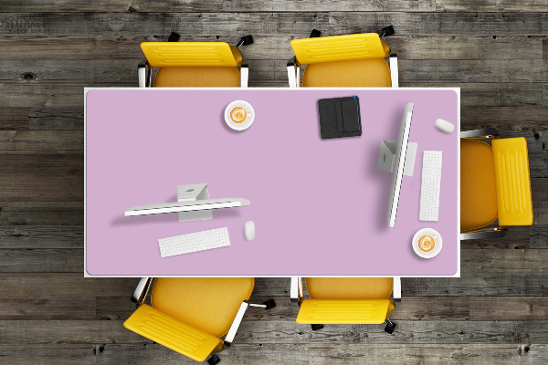 Sous main de bureau Lilas