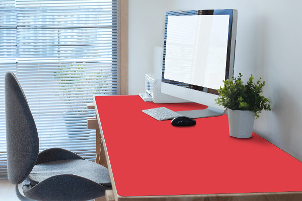 Tapis de bureau Orange
