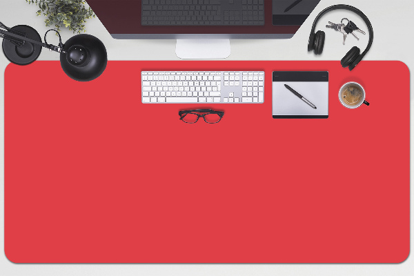 Tapis de bureau Orange
