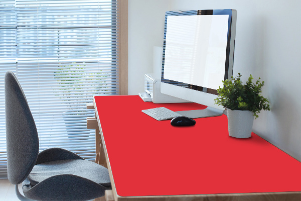 Sous-main bureau Rouge vif