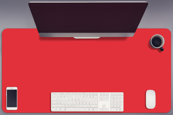 Sous-main bureau Rouge vif