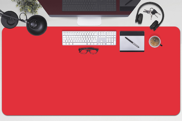 Sous-main bureau Rouge vif