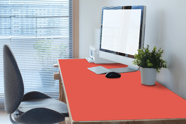 Sous-main bureau Pastel orange