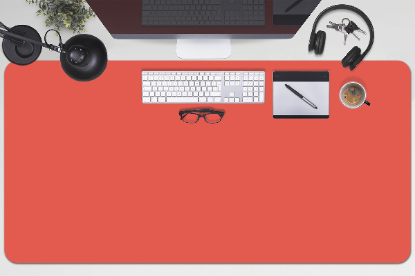Sous-main bureau Pastel orange