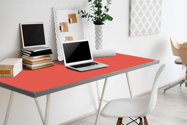 Sous-main bureau Pastel orange