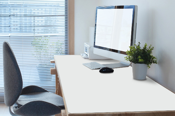 Sous main de bureau Gris clair