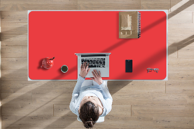 Sous-main bureau rouge-orange