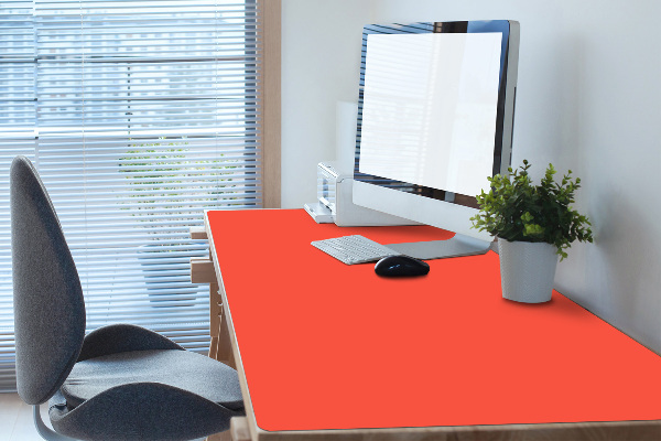 Sous-main bureau Orange vif