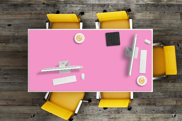 Tapis de bureau Rose clair