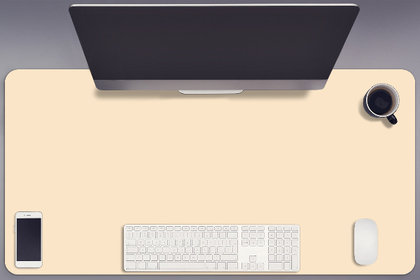 Sous main de bureau Beige