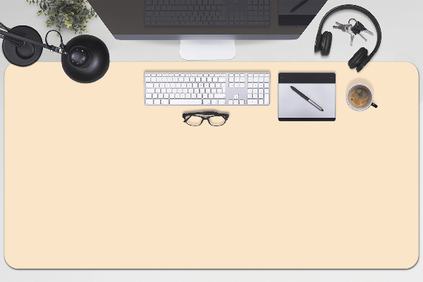 Sous main de bureau Beige