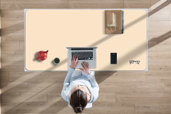 Sous main de bureau Beige