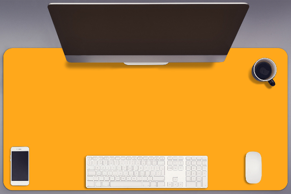 Sous-main bureau Jaune intermédiaire