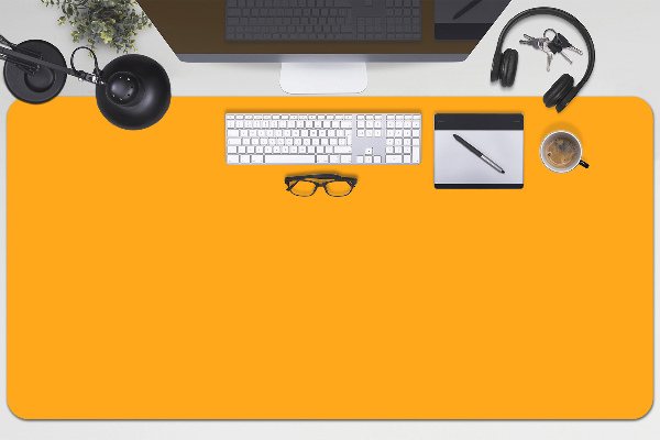 Sous-main bureau Jaune intermédiaire