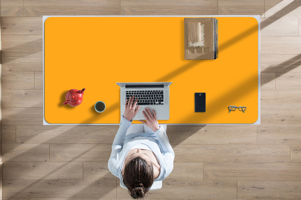 Sous-main bureau Jaune intermédiaire