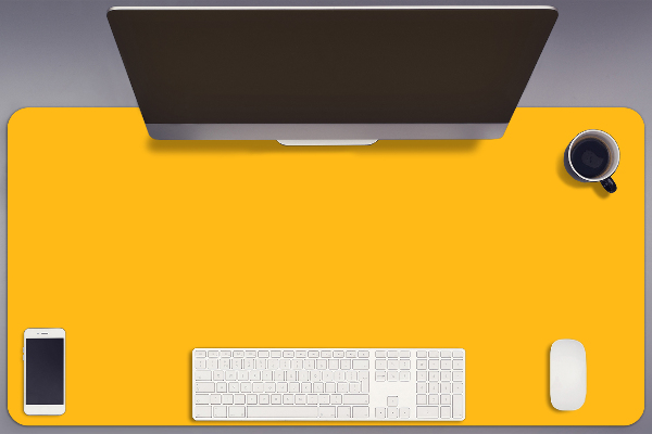 Sous main de bureau Jaune