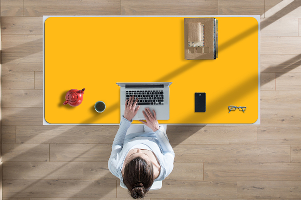 Sous main de bureau Jaune