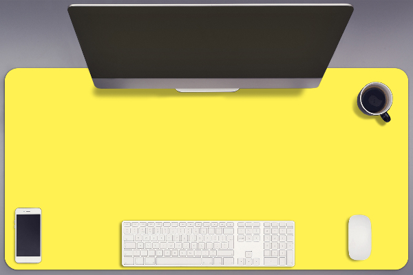 Sous main de bureau Citron