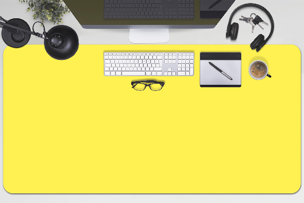 Sous main de bureau Citron