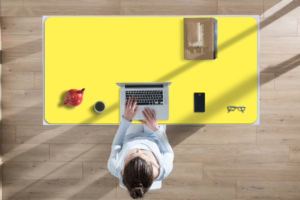 Sous main de bureau Citron