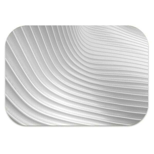 Tapis de chaise de bureau Gourmet blanc