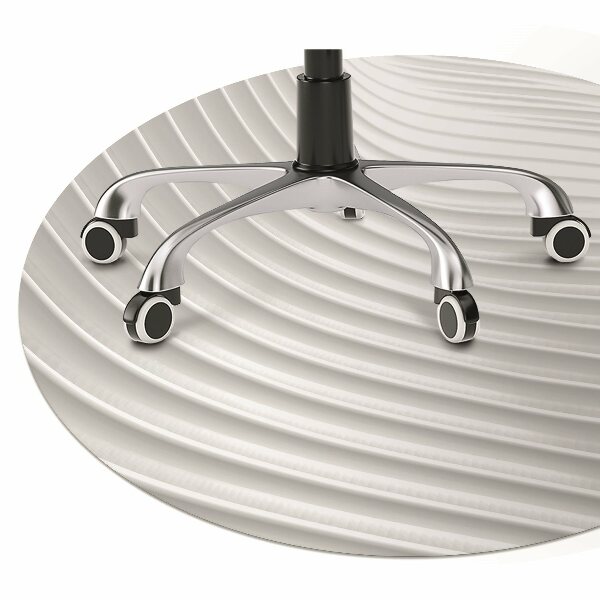 Tapis de chaise de bureau Gourmet blanc