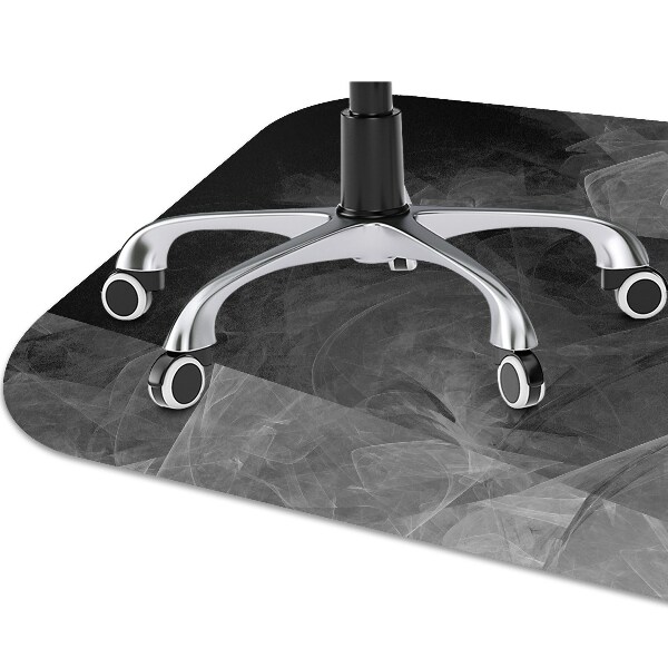 Tapis de chaise Abstraction de graphite