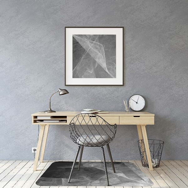 Tapis de chaise Abstraction de graphite
