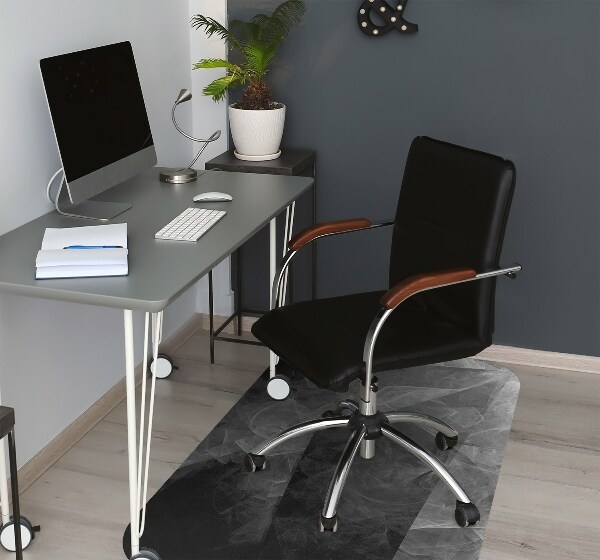 Tapis de chaise Abstraction de graphite