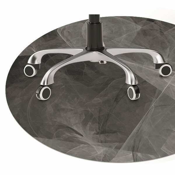 Tapis de chaise Abstraction de graphite