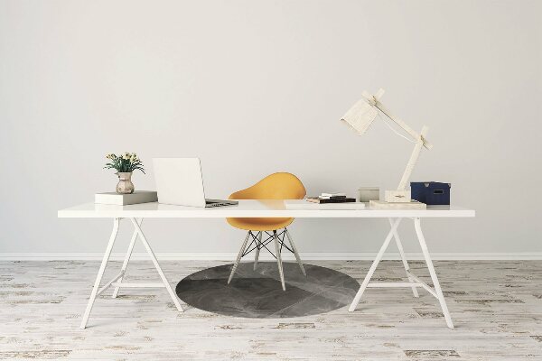 Tapis de chaise Abstraction de graphite