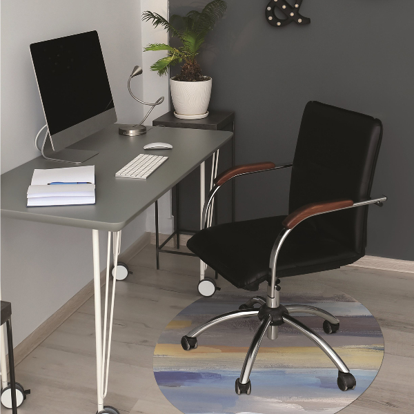 Tapis pour chaise de bureau Ciel peint