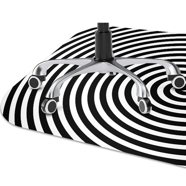 Tapis de chaise de bureau Spirale