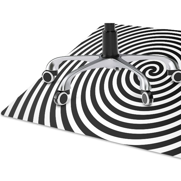 Tapis de chaise de bureau Spirale
