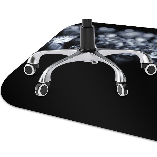 Tapis de chaise de bureau Diamants