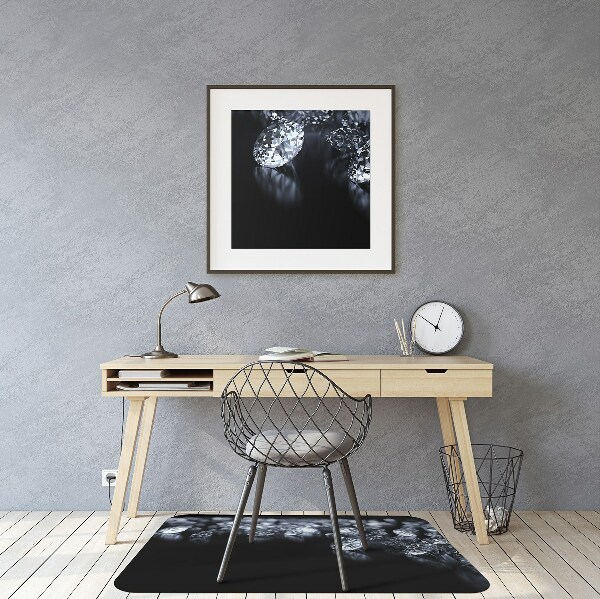 Tapis de chaise de bureau Diamants