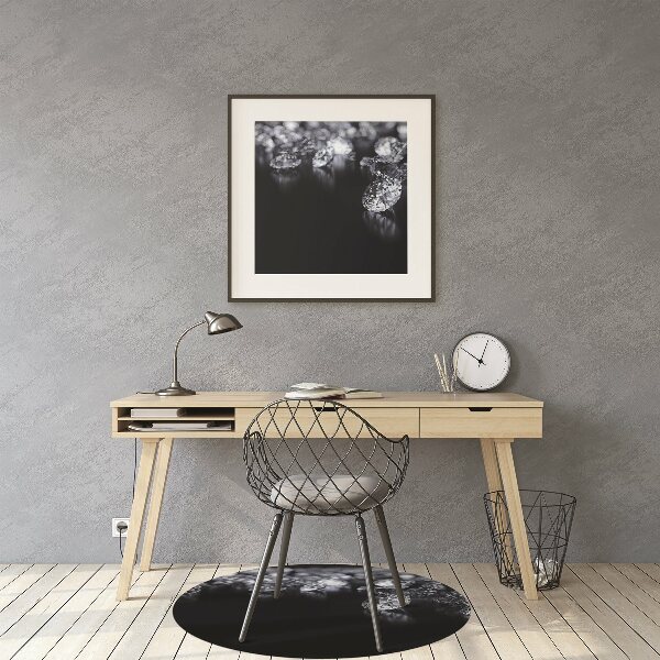 Tapis de chaise de bureau Diamants
