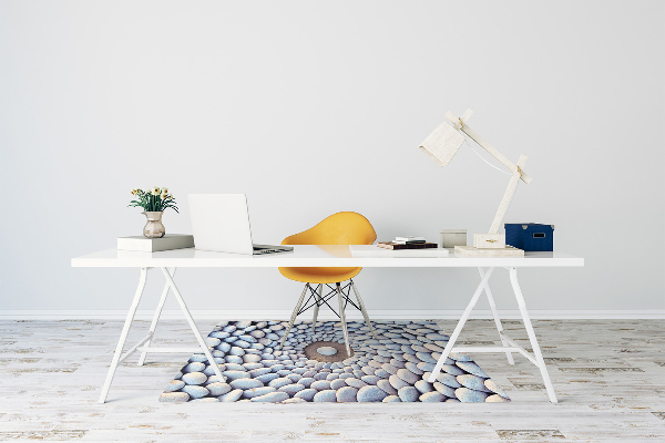 Tapis bureau Cercle de pierres