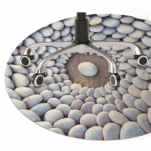 Tapis bureau Cercle de pierres