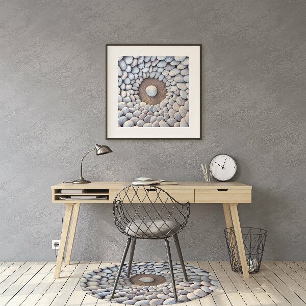 Tapis bureau Cercle de pierres